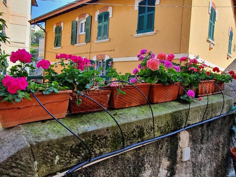 Vasto Apt Panoramico 3 Min Mare Apartment Camogli Bagian luar foto