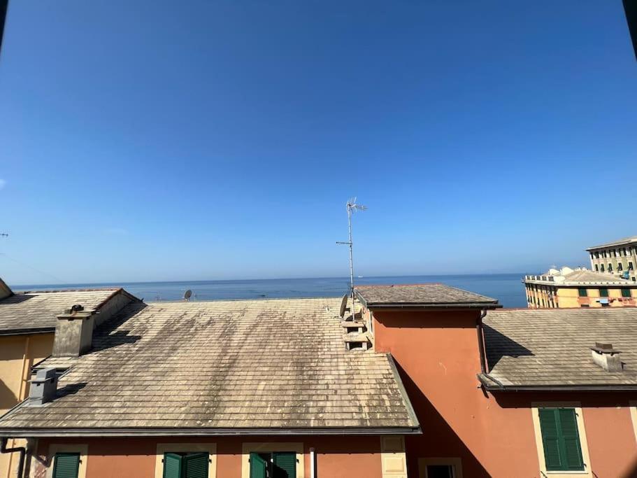 Vasto Apt Panoramico 3 Min Mare Apartment Camogli Bagian luar foto